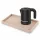 Bentley Etna tray (natural) + Halo kettle, 1 l (black) – set
