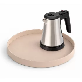   Bentley Maroa tray (natural) + Coral kettle, 0.5 l (stainless steel) – set