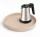 Bentley Maroa tray (natural) + Coral kettle, 0.5 l (stainless steel) – set