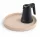 Bentley Maroa tray (natural) + Coral kettle, 0.5 l (matt black) – set