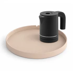   Bentley Maroa tray (natural) + Halo kettle, 0.6 l (matt black) – set