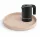 Bentley Maroa tray (natural) + Halo kettle, 0.6 l (matt black) – set
