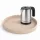 Bentley Maroa tray (natural) + Halo kettle, 0.8 l (stainless steel) – set