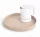 Bentley Maroa tray (natural) + Halo kettle, 0.6 l (white) – set