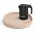 Bentley Maroa tray (natural) + Halo kettle, 1 l (black) – set