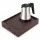 Bentley Stromboli tray (classic brown) + Coral kettle, 0.5 l (stainless steel) – set