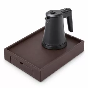   Bentley Stromboli tray (classic brown) + Coral kettle, 0.5 l (matt black) – set