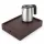 Bentley Stromboli tray (classic brown) + Halo kettle, 0.8 l (stainless steel) – set