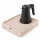 Bentley Stromboli tray (natural) + Coral kettle, 0.5 l (matt black) – set