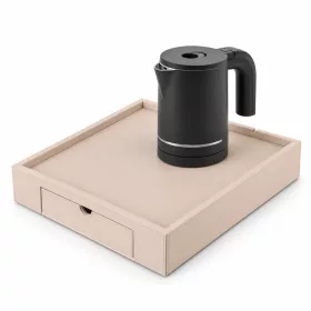   Bentley Stromboli tray (natural) + Halo kettle, 0.6 l (matt black) – set