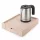 Bentley Stromboli tray (natural) + Halo kettle, 0.8 l (stainless steel) – set