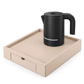   Bentley Stromboli tray (natural) + Halo kettle, 1 l (black) – set
