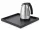 Bentley Fuji tray (black) + Saffron View kettle, 1 l (stainless steel) – set