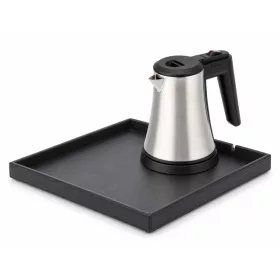   Bentley Fuji tray (black) + Coral kettle, 0.5 l (stainless steel) – set