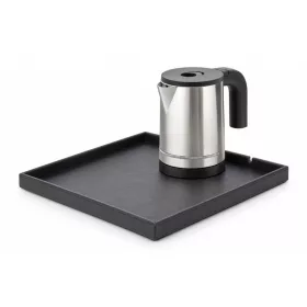   Bentley Fuji tray (black) + Halo kettle, 0.8 l (stainless steel) – set