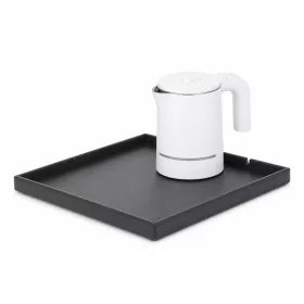   Bentley Fuji tray (black) + Halo kettle, 0.6 l (white) – set