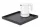 Bentley Fuji tray (black) + Halo kettle, 0.6 l (white) – set