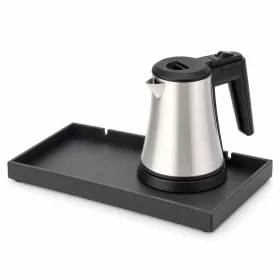   Bentley Etna tray (black) + Coral kettle, 0.5 l (stainless steel) – set
