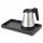 Bentley Etna tray (black) + Coral kettle, 0.5 l (stainless steel) – set
