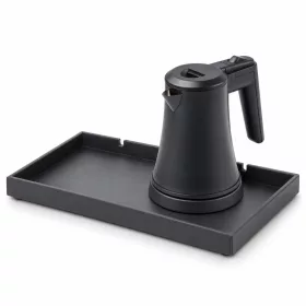   Bentley Etna tray (black) + Coral kettle, 0.5 l (matt black) – set
