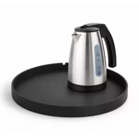   Bentley Maroa tray (black) + Saffron View kettle, 1 l (stainless steel) – set