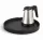 Bentley Maroa tray (black) + Coral kettle, 0.5 l (stainless steel) – set