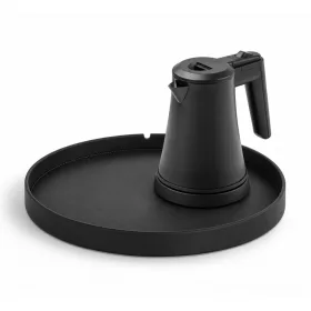   Bentley Maroa tray (black) + Coral kettle, 0.5 l (matt black) – set