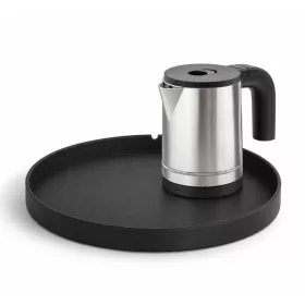   Bentley Maroa tray (black) + Halo kettle, 0.8 l (stainless steel) – set