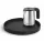 Bentley Maroa tray (black) + Halo kettle, 0.8 l (stainless steel) – set