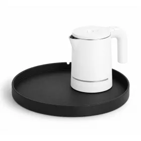   Bentley Maroa tray (black) + Halo kettle, 0.6 l (white) – set