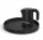 Bentley Maroa tray (black) + Halo kettle, 1 l (black) – set
