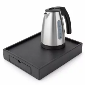   Bentley Stromboli tray (black) + Saffron View kettle, 1 l (stainless steel) – set