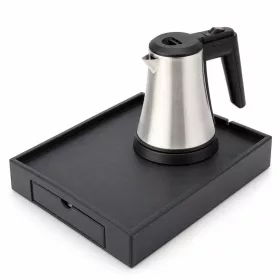   Bentley Stromboli tray (black) + Coral kettle, 0.5 l (stainless steel) – set