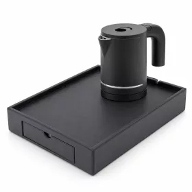   Bentley Stromboli tray (black) + Halo kettle, 0.6 l (matt black) – set
