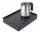 Bentley Stromboli tray (black) + Halo kettle, 0.8 l (stainless steel) – set
