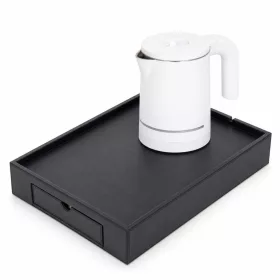   Bentley Stromboli tray (black) + Halo kettle, 0.6 l (white) – set
