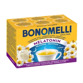   Bonomelli chamomile with melatonin and magnesium – food supplement in tea bags, 2.5 g – unit price per tea bag
