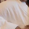 Serene Luxury Velour Waffle Bathrobe White XL, 400 g