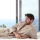 Serene Luxury Velour Waffle Bathrobe Brown XL, 400 g