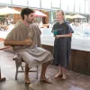 SwimSoft bath sheet poncho Brown XL, 300 g