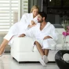 Luxury bathrobe White XL, 550 g