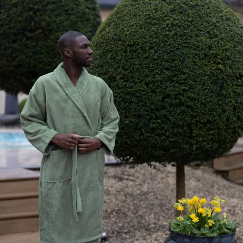 SupremeSoft® Luxury Bathrobe Sage XXXL, 300 g