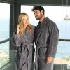 SupremeSoft® Luxury Bathrobe Slate grey XXL, 300 g