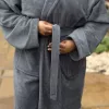 SupremeSoft® Luxury Bathrobe Slate grey XXL, 300 g