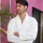 Velvety light velour robe White XL 350g