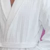 Velvety light velour robe White XL 350g