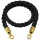 Black twisted barrier rope, 160cm (CSKFA)