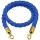 Blue twisted barrier rope, 160cm (CSKKA)