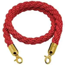 Red twisted barrier rope, 160cm (CSKPA)