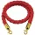 Red twisted barrier rope, 160cm (CSKPA)